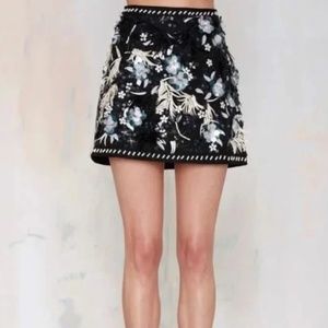 Nasty Gal Sequined Miniskirt - Sz L